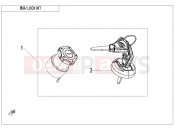 CFMOTO 2021 ATV CFORCE 625 (CF600AU-3L) LOCK KIT(WITHOUT GEARSHIFT LOCK) - F01-B-V1
