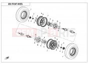 CFMOTO 2021 ATV CFORCE 625 (CF600AU-3L) FRONT WHEEL - F07