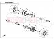 CFMOTO 2021 ATV CFORCE 625 (CF600AU-3L) REAR WHEEL - F11
