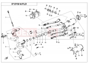 CFMOTO 2021 ATV CFORCE 625 (CF600AU-3LF) MUFFLER - F02-V1