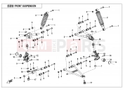 CFMOTO 2021 ATV CFORCE 625 (CF600AU-3LF) FRONT SUSPENSION - F05