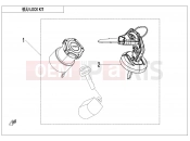 CFMOTO CFORCE 625 (CF600AU-3S) LOCK KIT(WITH GEARSHIFT LOCK) - F01-A-V1