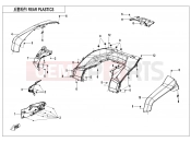 CFMOTO CFORCE 625 (CF600AU-3S) REAR PLASTICS - F04-5