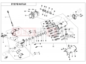 CFMOTO 2021 ATV CFORCE 625 (CF600AU-3SF) MUFFLER - F02-V2