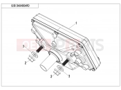 CFMOTO 2021 ATV CFORCE 625 (CF600AU-3SF) DASHBOARD - F17