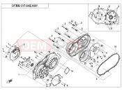 CFMOTO 2021 ATV CFORCE 625 (CF600AU-3SF) CVT CASE ASSY. - E01-3