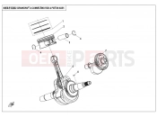 CFMOTO 2021 ATV CFORCE 625 (CF600AU-3SF) CRANKSHAFT @^ CONNECTING ROD @^ PISTON ASSY. - E04