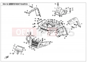 CFMOTO V-TWIN 800 EFI (CF800-2) FRONT PLASTICS - F04-1-B