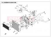 CFMOTO V-TWIN 800 EFI (CF800-2) WATER COOLING SYSTEM - F18-1