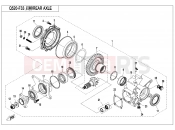 CFMOTO V-TWIN 800 EFI (CF800-2) REAR AXLE - F33