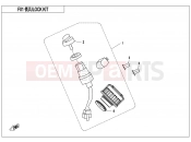 CFMOTO CFORCE 800 (CF800ATR-2) LOCK KIT - F01