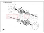 CFMOTO 2018 ATV CFORCE 800 (CF800ATR-2) FRONT WHEEL - F07