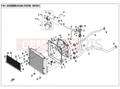 CFMOTO 2018 ATV CFORCE 800 (CF800ATR-2) COOLING SYSTEM(WATER) - F18-1