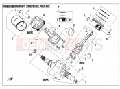 CFMOTO 2018 ATV CFORCE 800 (CF800ATR-2) CRANKSHAFT @^ CONNECTING ROD @^ PISTON ASSY - E04