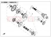 CFMOTO 2018 ATV CFORCE 800 (CF800ATR-2) TRANSMISSION SYSTEM(1) - E06-1-V2