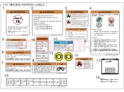CFMOTO CFORCE 800 (CF800ATR-3) DECAL WARNING - F19-2