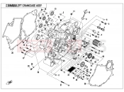 CFMOTO CFORCE 800 (CF800ATR-3) LEFT CRANKCASE ASSY - E01-1-V2
