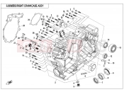 CFMOTO CFORCE 800 (CF800ATR-3) RIGHT CRANKCASE ASSY - E01-2-V2