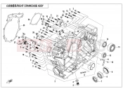 CFMOTO CFORCE 800 (CF800ATR-3) RIGHT CRANKCASE ASSY - E01-2-V4