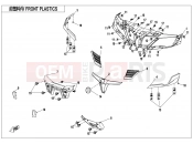 CFMOTO CFORCE 800 (CF800ATR-3) FRONT PLASTICS - F04-1