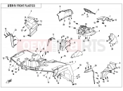 CFMOTO CFORCE 800 (CF800ATR-3) FRONT PLASTICS - F04-2