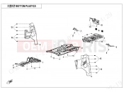 CFMOTO CFORCE 800 (CF800ATR-3) BOTTOM PLASTICS - F04-5-V2
