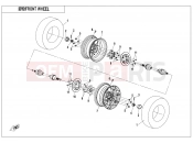CFMOTO CFORCE 800 (CF800ATR-3) FRONT WHEEL - F07