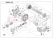 CFMOTO CFORCE 800 (CF800ATR-3) REAR AXLE(WITH AUTOMATIC DIFFERENTIAL LOCK) - F33-A-V2