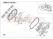 CFMOTO CFORCE 800 (CF800ATR-3) CVT CASE ASSY - E01-3