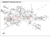 CFMOTO CFORCE 800 (CF800ATR-3) LEFT CRANKCASE COVER ASSY - E01-4-V2