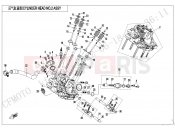 CFMOTO CFORCE 800 (CF800ATR-3) CYLINDER HEAD NO.2 ASSY - E02-6-V4
