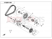CFMOTO CFORCE 800 (CF800ATR-3) CVT ASSY(16g WEIGHT ROLLER) - E05