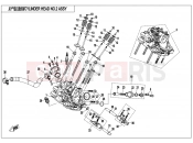 CFMOTO CFORCE 850 (CF800AU-2A) CYLINDER HEAD NO.2 ASSY - E02-6-V2