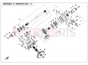 CFMOTO CFORCE 850 (CF800AU-2A) TRANSMISSION SYSTEM(2) - E06-2-V1