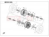 CFMOTO 2022 ATV CFORCE 850 (CF800AU-2AF) FRONT WHEEL - F07