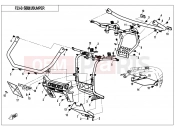 CFMOTO CFORCE 820 (CF800AU-2B) BUMPER(ORDINARY) - F23-B