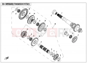 CFMOTO CFORCE 820 (CF800AU-2B) TRANSMISSION SYSTEM(1) - E06-1-V1