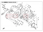 CFMOTO CFORCE 820 (CF800AU-2B) LEFT CRANKCASE COVER ASSY. - E01-5