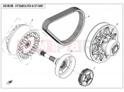 CFMOTO CFORCE 820 (CF800AU-2B) CLUTCH@^CVT ASSY. - E05