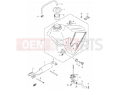 SUZUKI DR-Z400 K1 (2001) (E01) 36A - FUEL TANK (MODEL K1)