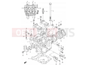 SUZUKI DR-Z400 K1 (2001) (E03,E28,E33) 2 - CYLINDER HEAD