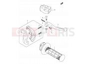 SUZUKI DR-Z400 K1 (2001) (E03,E28,E33) 41 - RIGHT HANDLE LEVER
