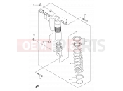 SUZUKI DR-Z400 K1 (2001) (E03,E28,E33) 53 - REAR SHOCK ABSORBER
