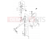 SUZUKI DR-Z400 K1 (2001) (E03,E28,E33) 57 - REAR MASTER CYLINDER