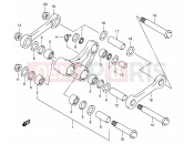 SUZUKI DR-Z400 K2 (2002) (E01) 54 - REAR CUSHION LEVER