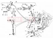 DUCATI 1993 Supersport 750 SS REAR BRAKE SYSTEM DM 001365 » BRAKING SYSTEM