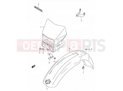 SUZUKI DR-Z400E K2 (2002) (E03,E28,E33) 39A - FRONT FENDER (MODEL K2/K3/K4)