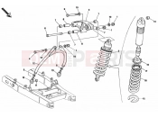 DUCATI 1993 Monster 900 REAR SHOCK ABSORBER » SWING ARM