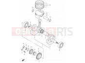 SUZUKI DR-Z400E K3 (2003) (E01) 7 - CRANKSHAFT