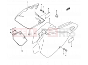 SUZUKI DR-Z400E K3 (2003) (E01) 37B - FRAME COVER (MODEL K3/K4)